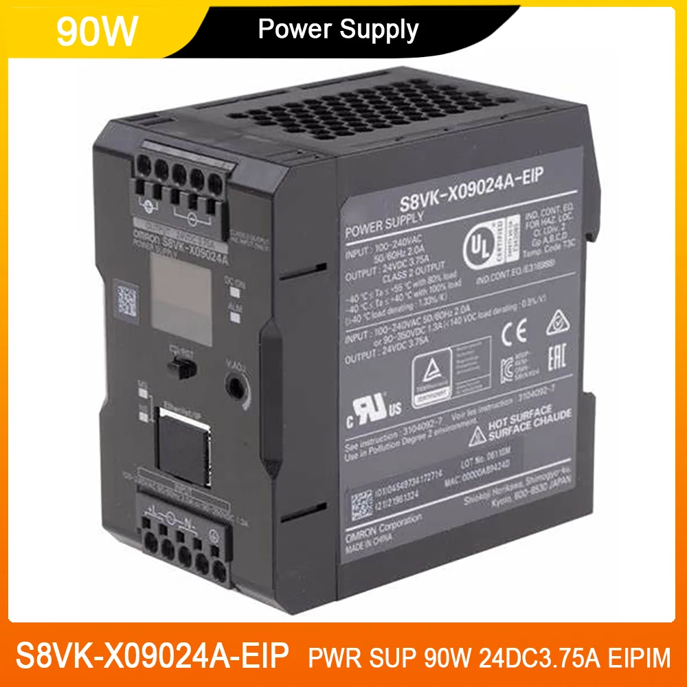 S8VK-X09024A-EIP PWR SUP 90W 24DC3.75A EIPIM Switching Power