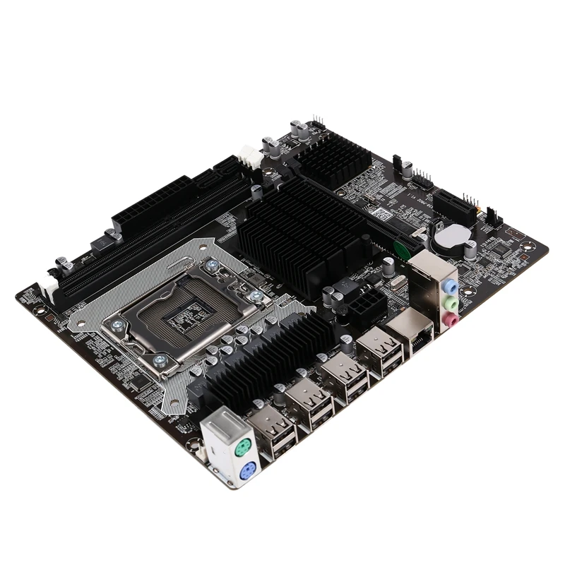 Материнская плата X58 LGA 1366 поддержка REG ECC DDR3 ОЗУ память Xeon X5650 5570 разгон ЦП SATA2 M-ATX