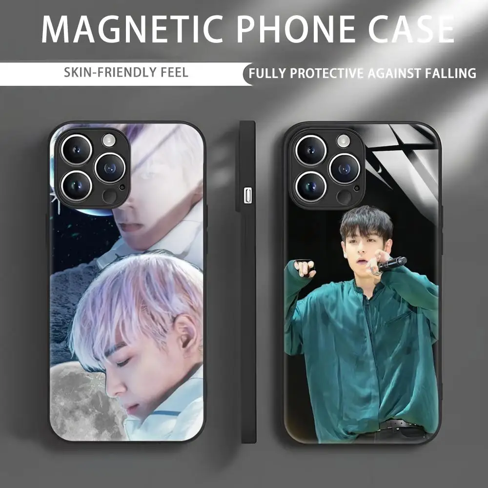 Чехол для телефона K-Pop TOP Choi Seung Hyun ins iPhone 16 15 14 13 12 11 X XR XS 8 Plus Mini Pro Max стеклянный