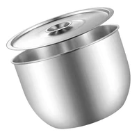 stainless steel food storage organizer egg mixing bowl baking bowl with lid