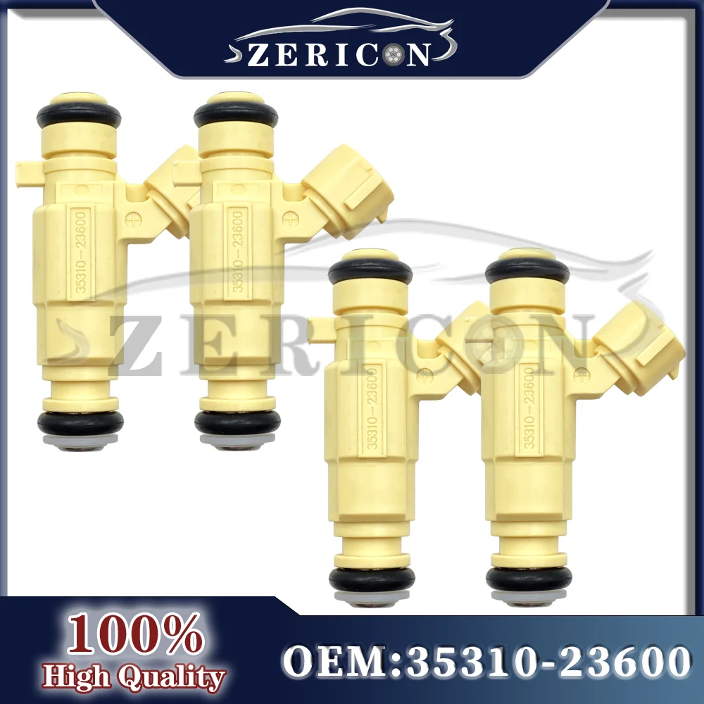 

4Pcs 35310-23600 92609-30013 9260930013 3531023600 Fuel Injector Nozzle For Hyundai- Elantra- 02-08 Tiburon-Tucson 2.0L 2.7L V6