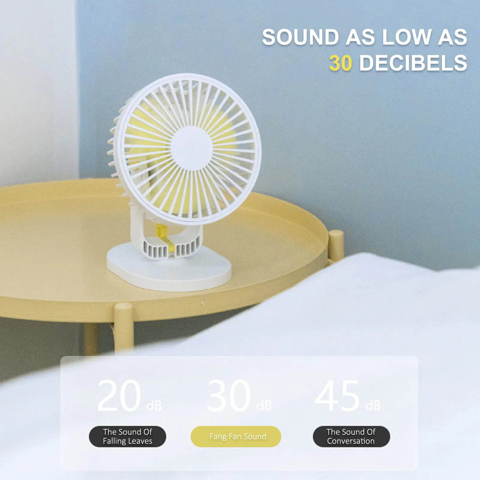 

Настольный USB-вентилятор для дома и офиса, маленький настольный персональный USB-вентилятор с сильным потоком воздуха, портативный мини-стол ...