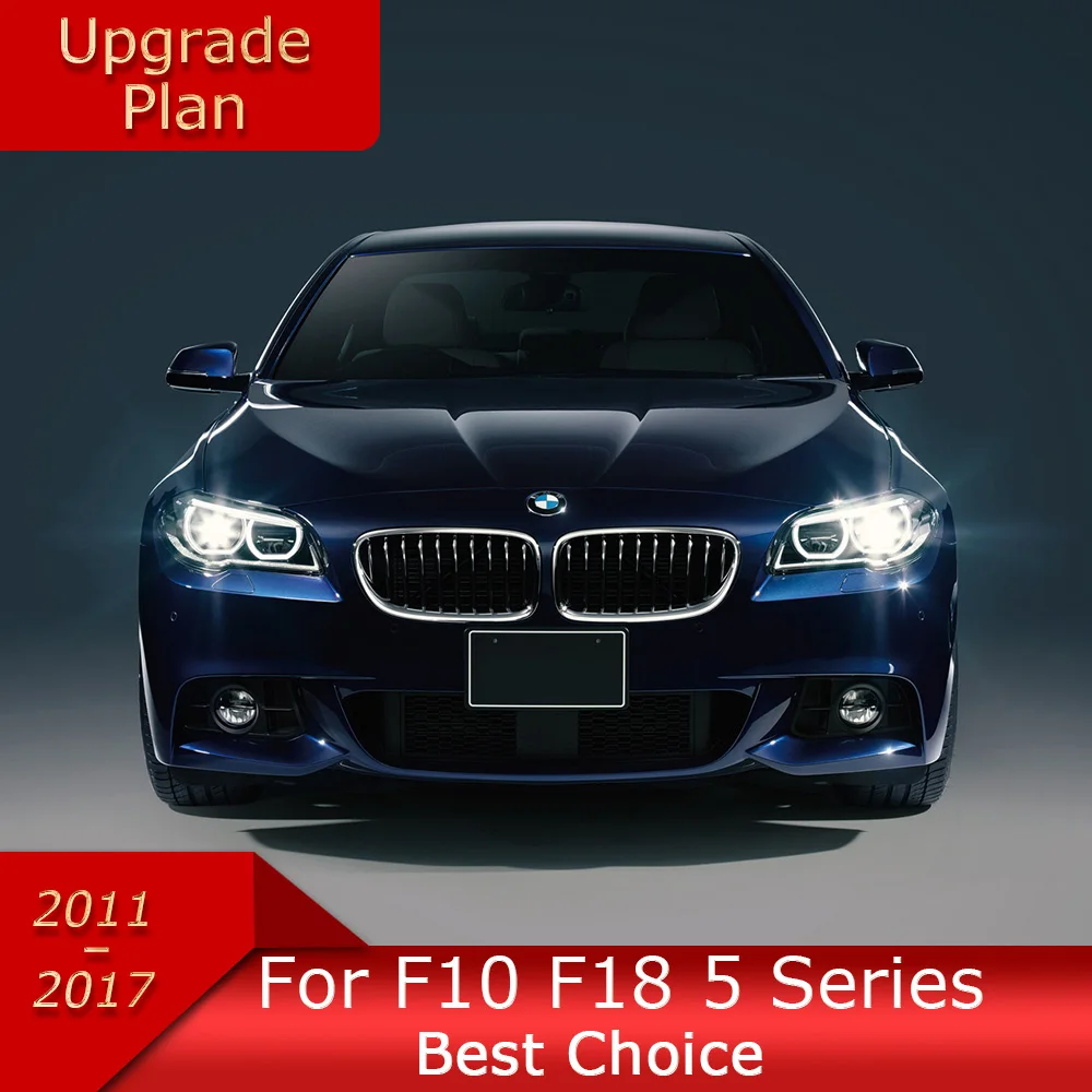 Автомобильные фары для BMW F10 F18 2011-2017 5 серии 520i 530i светодиодные автомобильные в