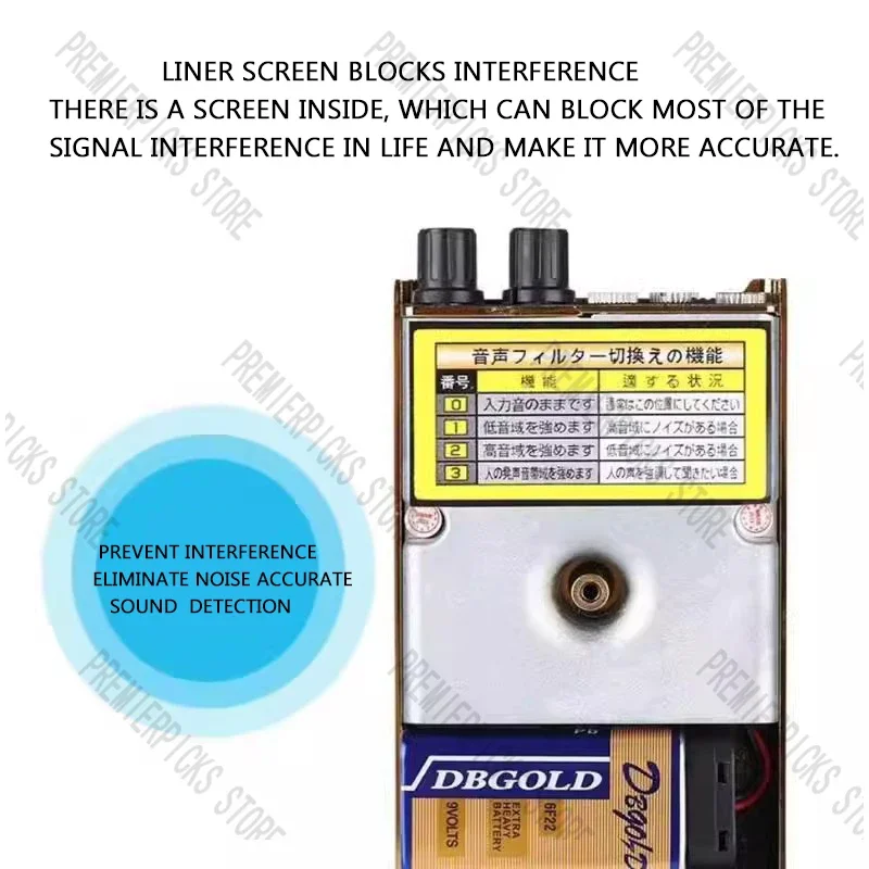 F999R Высокоточный детектор утечек нагревательная водопроводная труба