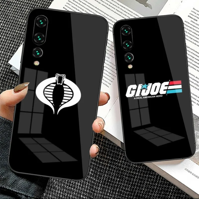 

GIJOE Cobra Ninja Phone Case for Huawei P50 P40 P30 P20 Pro Mate 40 30 20 Pro Nova 9 8 7 PC Glass Cover Funda Shell