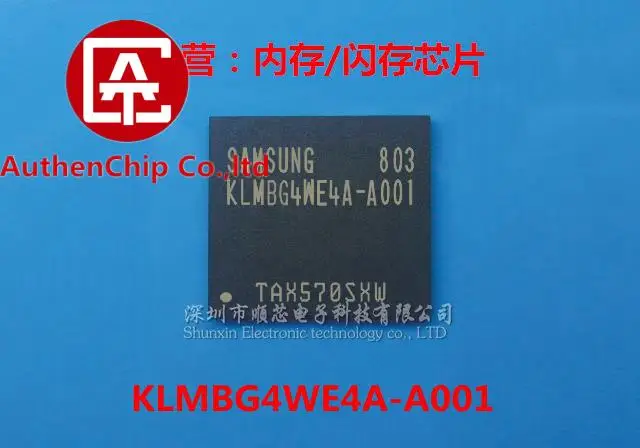 

2 шт., 100% оригинальные новые модели KLMBG4WE4A-A001, в наличии на складе!