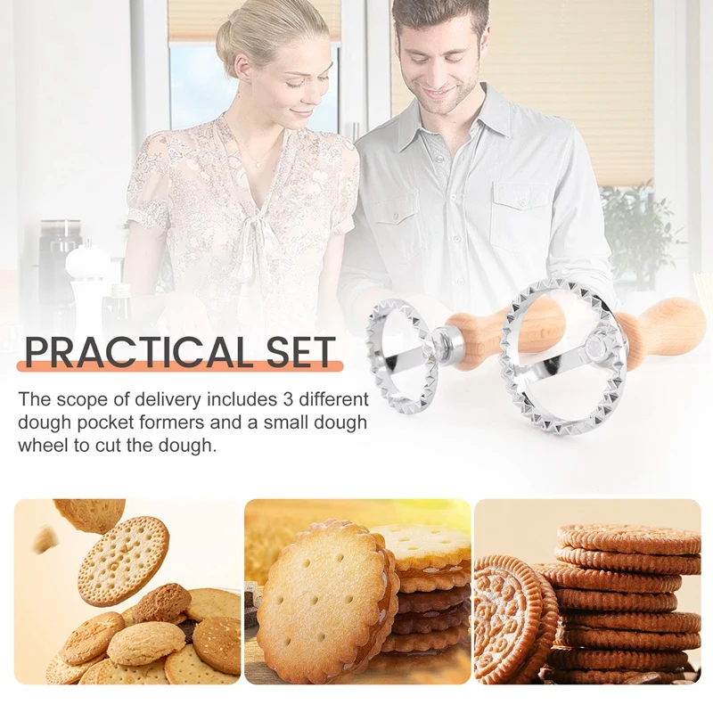 Резак для лапши Ravioli набор из 4 пасторамов форма Empanadas Tortellini резак печенья теста