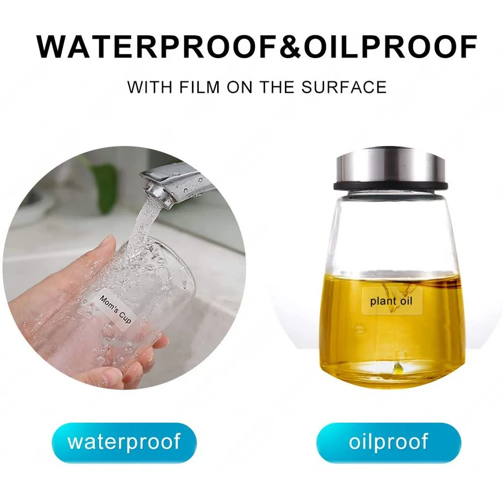 Прозрачная наклейка Niimbot D101 D11 D110 с именем фоторяда клейкая книжка канцелярские