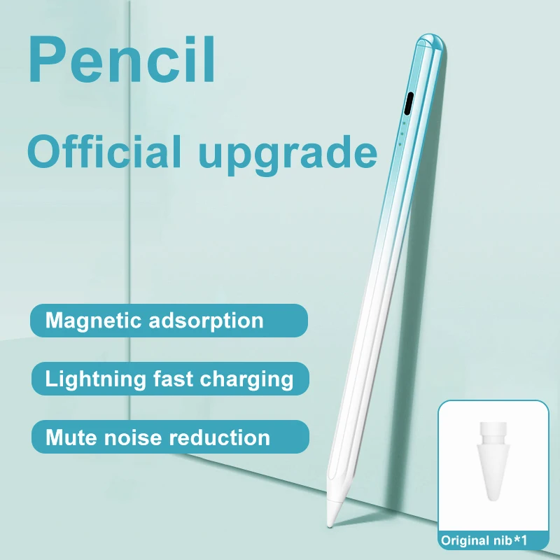 

IFacemall градиентный для iPad карандаш Apple ручка стилус для Apple карандаш для iPad Air 4 5 2021 Pro11 12,9 2020 сенсорная ручка зеленая