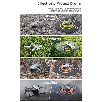 Foldable Landing Pad Mat for DJI Mavic Pro Air 2/2S Phantom Drone Parking Apron 4