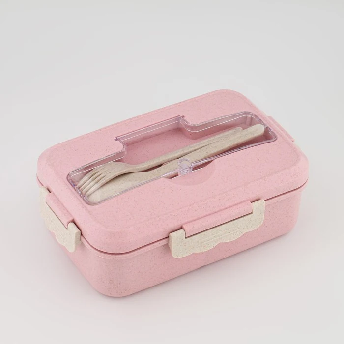 Ланч-бокс 800 мл двухуровневый с прибором |