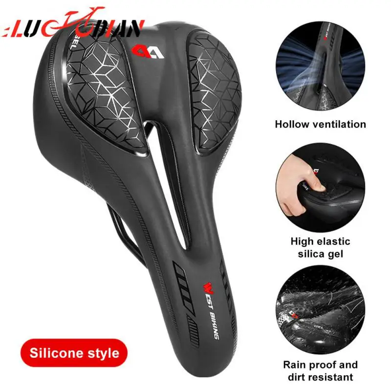 

Silicone Breathable Bike Seat High Elasticity Bicycle Cushion Upgrade Soft Bike Seat Cover For Bicycle Bike Accessories