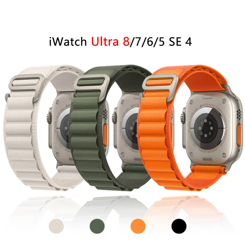 

Используйте Apple watch s8ultra alpine loop watch 7654321 sport nylon 49 мм