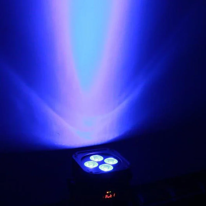 Светодиодный мини-внутренний 4x18 Вт rgbwy vu беспроводной DMX аккумулятор Uplight для
