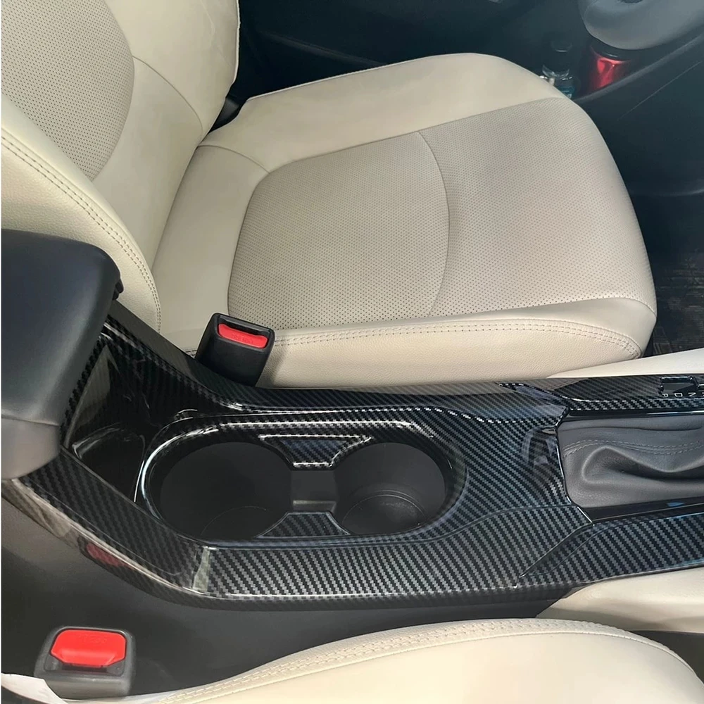 

Для Toyota Corolla Cross XG10 2020 2021 2022 2023 коробка переключения передач из углеродного волокна ручка коробка переключения передач наклейки панель отдел...