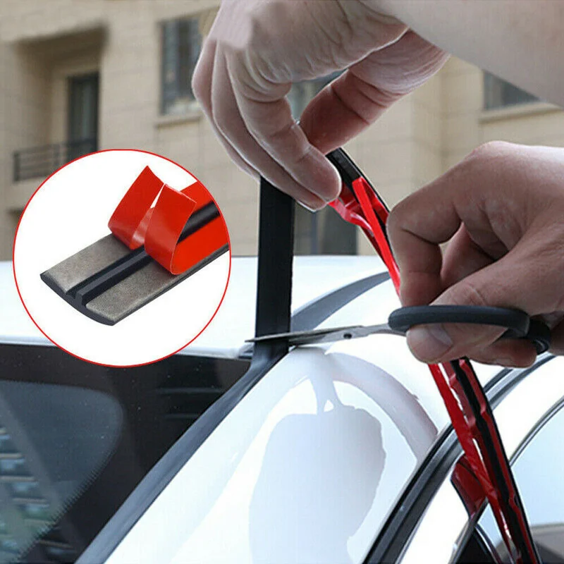 

2M Car Tuning Window Sticker Rubber Sill Windshield Roof Seal Strip Noise Insulation Waterproof Exterior Parts Car Accessories