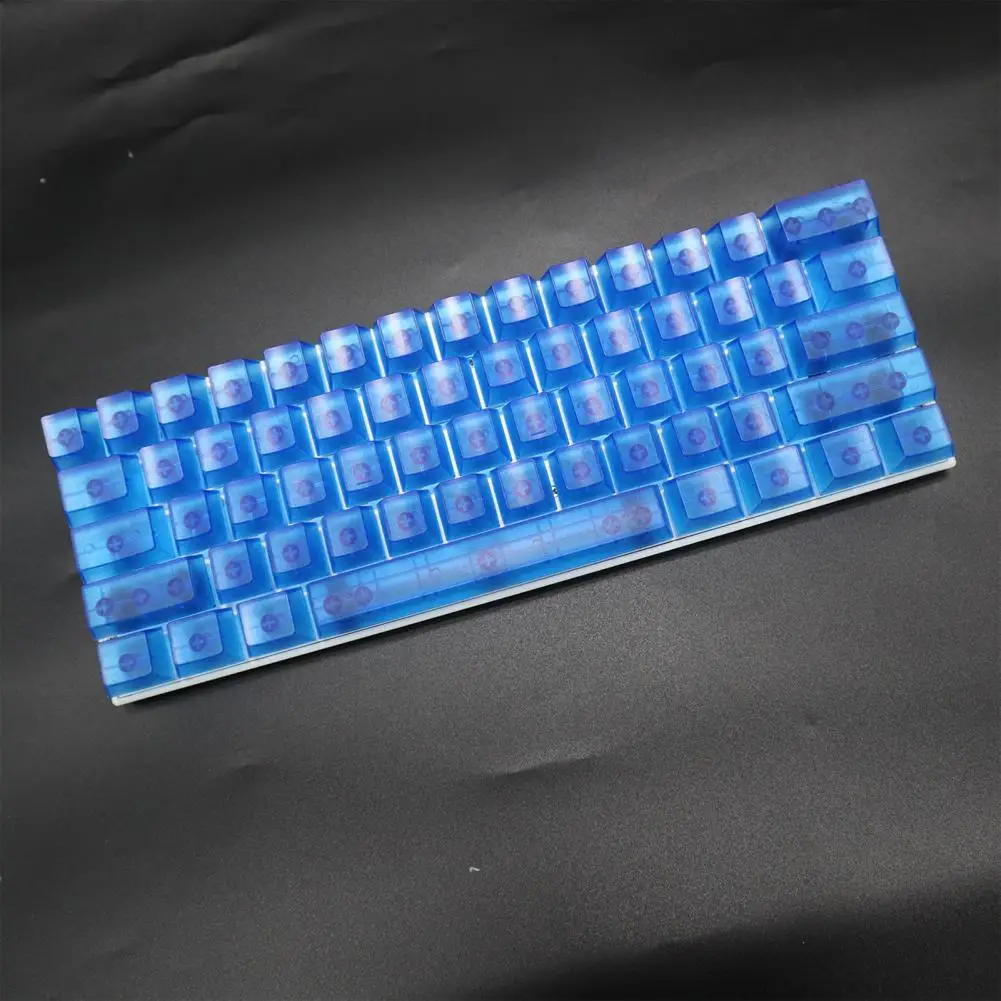 

104 Keys Keyboard Caps Practical Wear-resistant Clear Mechanical Gaming Key Caps Replacement for Gamer Gaming Keycaps Key Caps