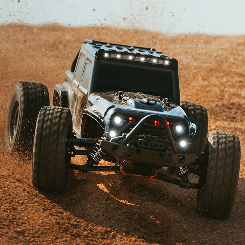 Дешево Игрушки JTY 50 км/ч Радиоуправляемый автомобиль с дистанционным управлением внедорожник Truggy 4x4 Бигфут гусеничная машина для скалолазания Рад...