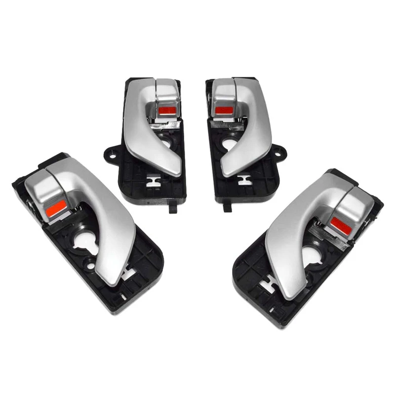 

4X Inside Door Handle Front Rear Left Right Set For Hyundai Sonata 2005 2006 2007 2008 826103K020 826203K020 Car Styling