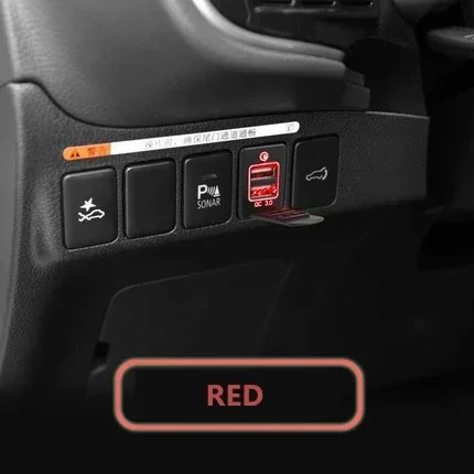 

Для Mitsubishi Outlander 2013 2015 2016 2019, USB передняя противотуманная фара, светодиодный прожектор, центральный переключатель управления, модификация заднего переключателя