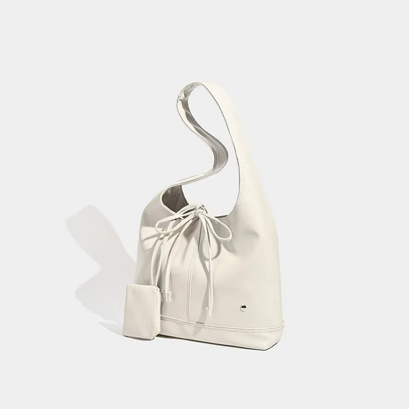 Вместительная модная сумка через плечо повседневная простая большая сумочка для