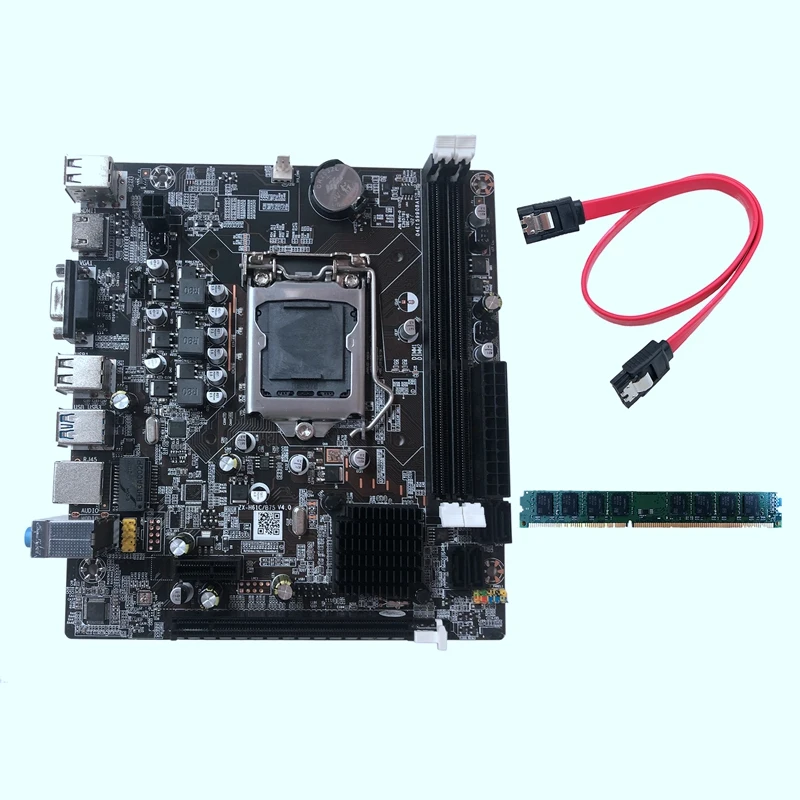 

B75 Motherboard LGA1155 2XDDR3 1066/1333/1600Mhz RAM USB3.0 SATA3.0 Motherboard For I3 I5 I7 CPU With 4G DDR3 Memory