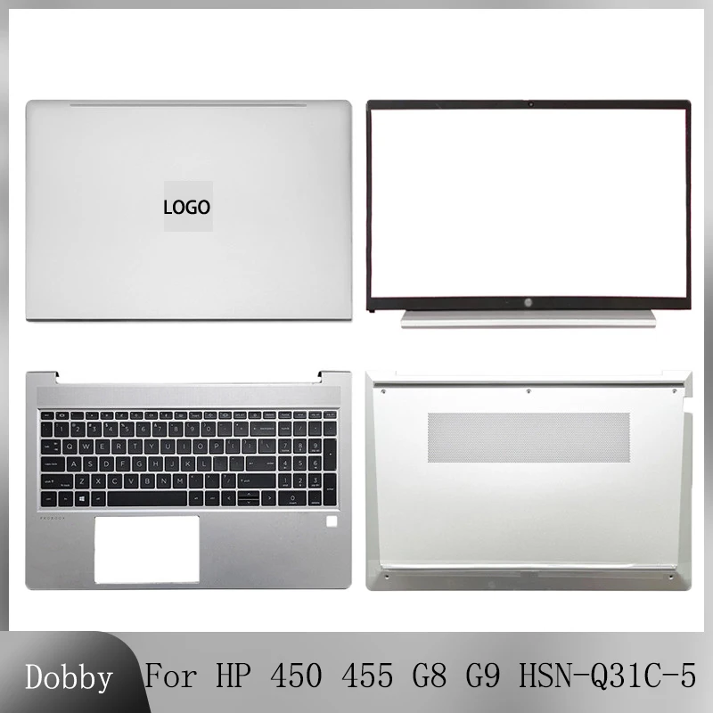 

New For HP 450 455 G8 G9 ZHAN 66 Probook 15 HSN-Q31C-5 Top Lid Laptop Accessories Lcd Back Cover/Palmrest/Bottom Case Housing