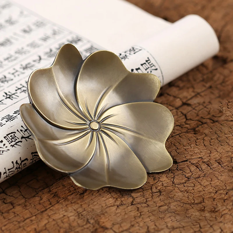 

Buddhism Lotus Line Incense Plate Durable Sturdy Incense Burner Multifunction Incense Rack Stick Holder Alloy Incense burner