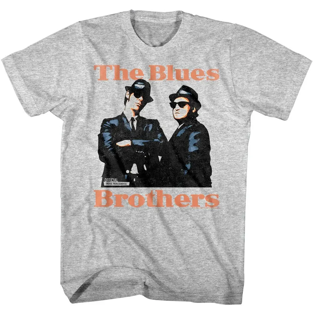 Футболка унисекс из 100% хлопка с принтом Унисекс Faded Halftone Jake and Elwood Blues Brothers