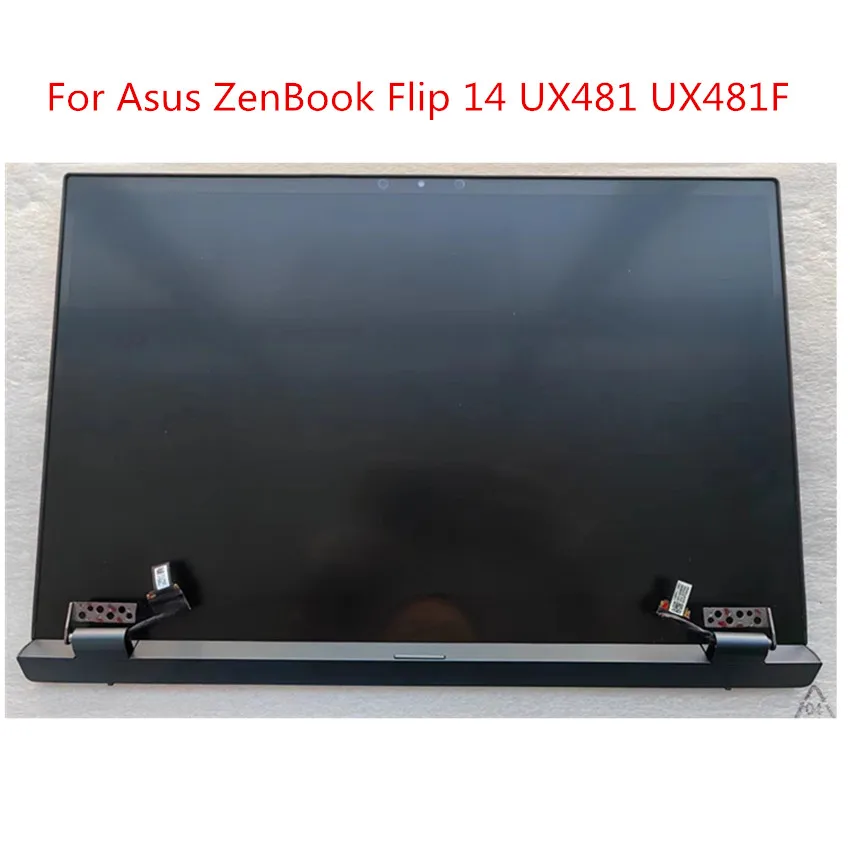 

Original 14.0 LCD For Asus ZenBook Flip 14 UX481 UX481F UX481FA Laptop LCD Panel Touch Screen Assembly 90NB0P61-R20020
