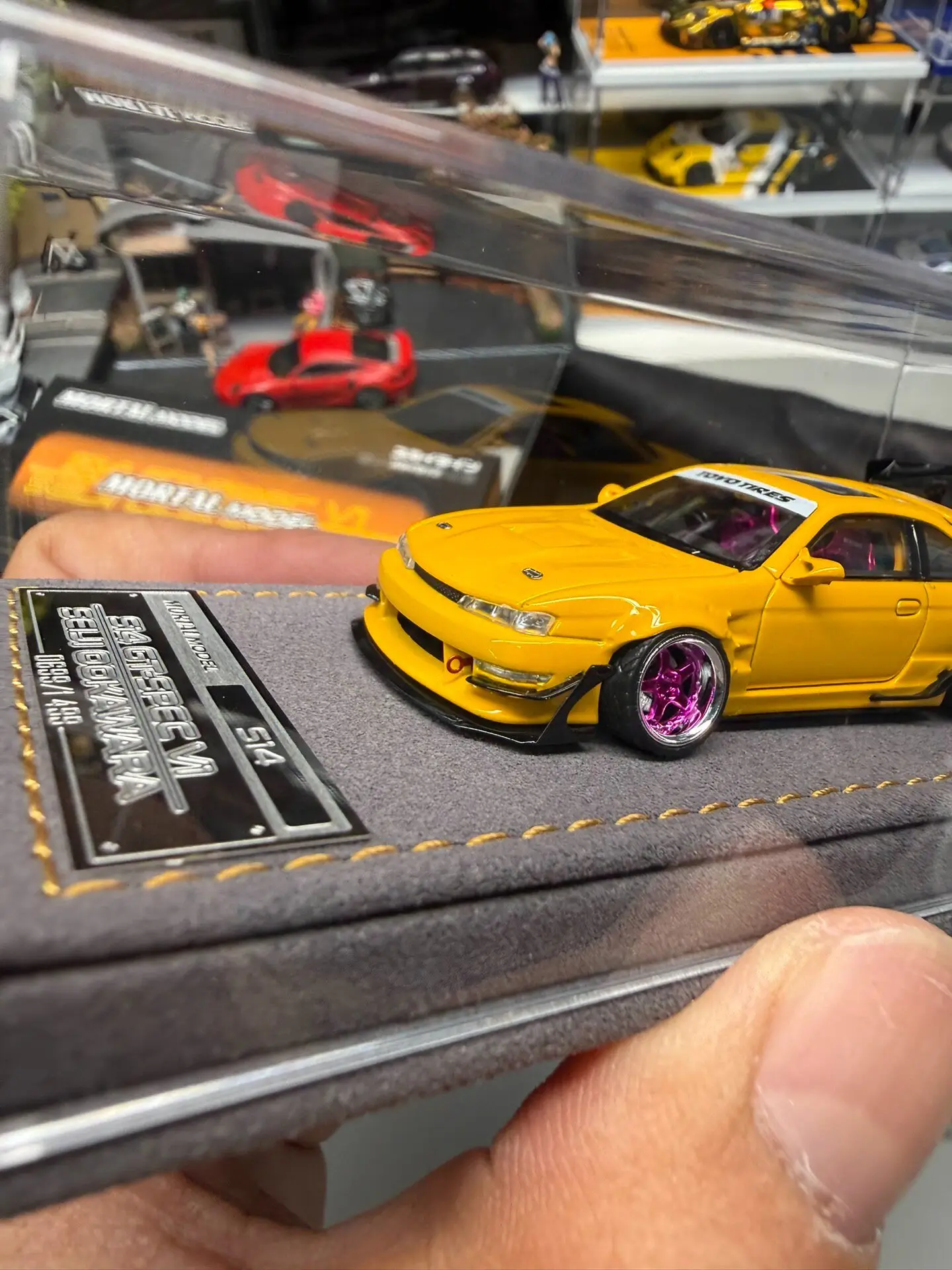 Фото Металлическая модель автомобиля Diecast MM в масштабе 1:64 S14 GT-SPEC V1 SEIJI OOKAWARA №2
