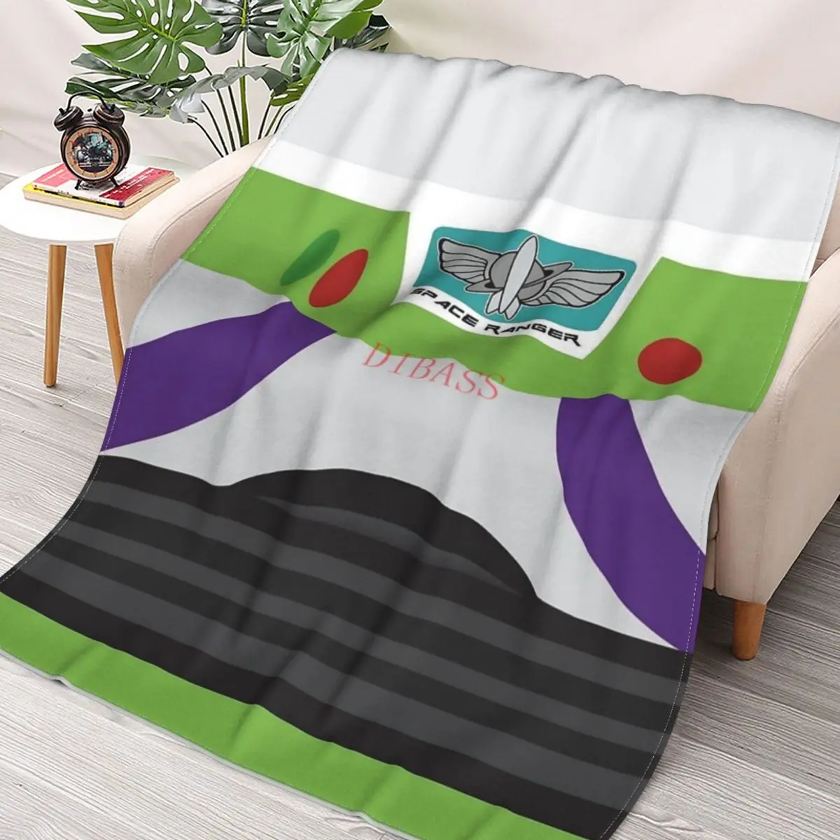 

The Space Ranger 3D Printed Flannel Throw Blanket