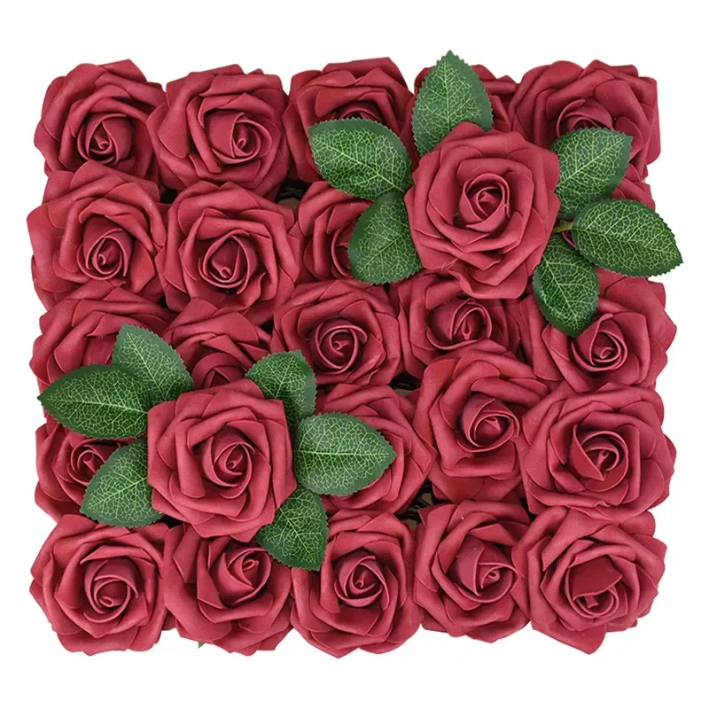 

Artificial Rose Bouquet Faux Foam Flower Wedding Bridal Bouquet Event Celebration Centerpiece Birthday Baby Shower Decor