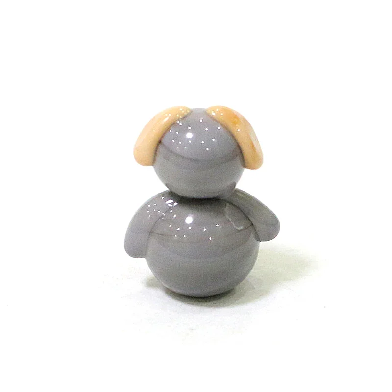  Симпатичная японская миниатюрная стеклянная собачка статуэтка Каваи животные