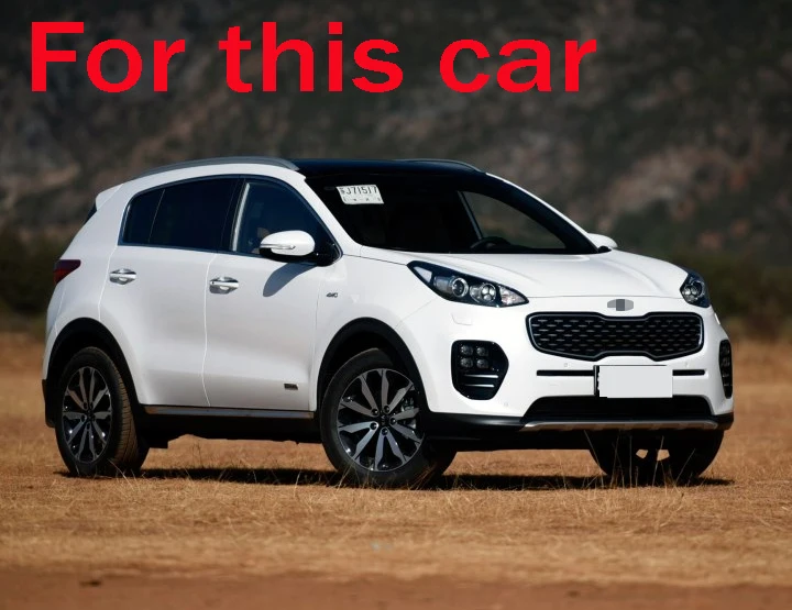 Хромированная накладка на задний фонарь из АБС-пластика для KIA Sportage 2016 2017 2018