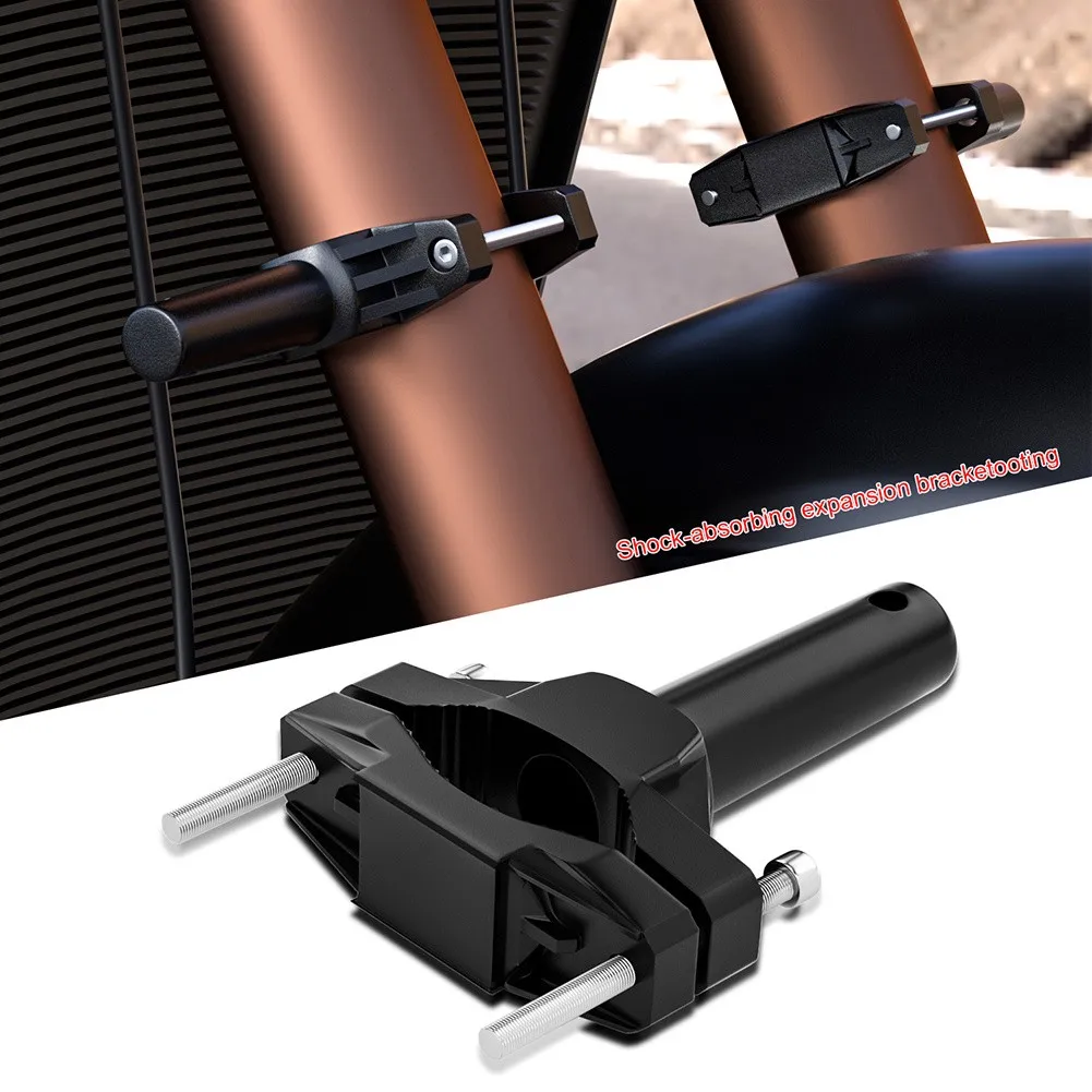 

Motorcycle Headlight Brackets Motorcycle Parts With 2PCS Rubber Mat With 2Pcs Rubber Mat Adjustable CNC Aluminum Alloy
