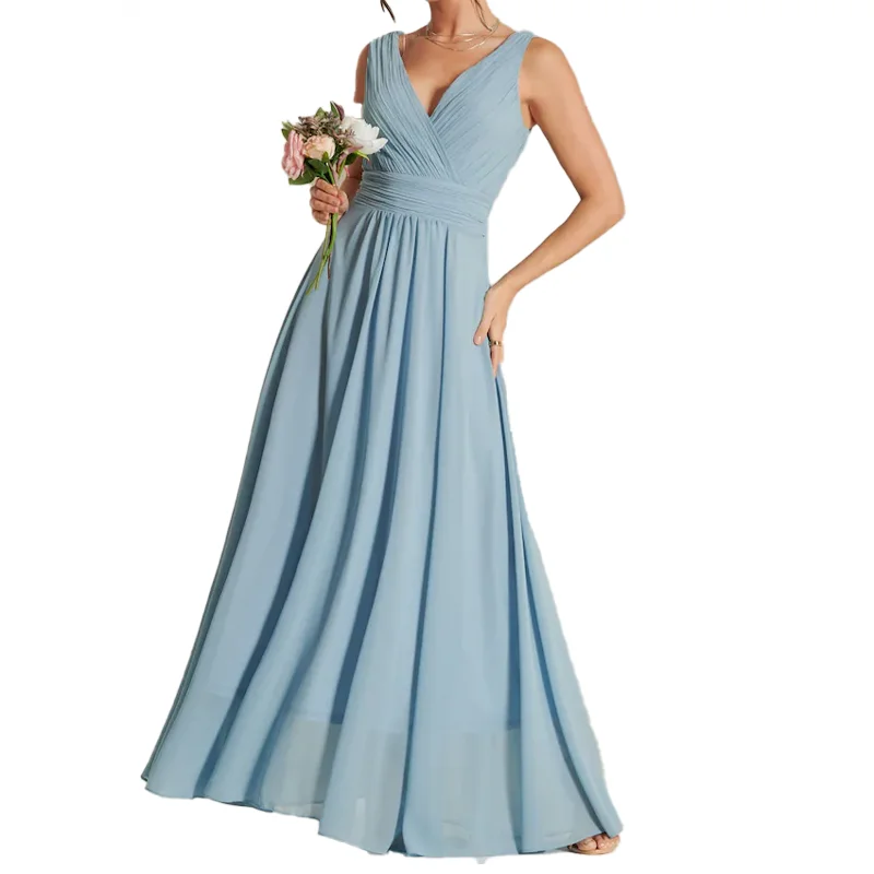 Женское платье NoEnName_Null без рукавов полиэстер