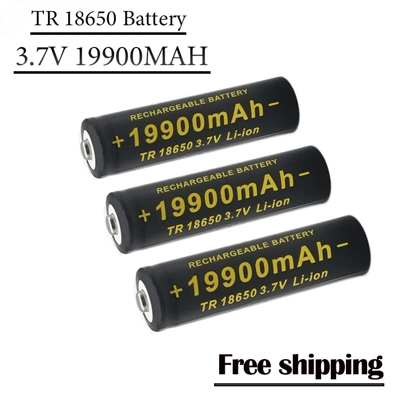 

Rechargeable Battery Original High-quality 18650 3.7V 19900MAH Lithium Ion Is Suitable for Hair Clipper Shaver Free of Freight