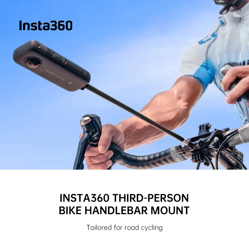 Фото Крепление на руль велосипеда Insta360 X5 X4 для стороннего человека для спортивной камеры Insta 360 X 5/X 4/X 3/ONE X2/ONE RS, оригинальные аксессуары №1