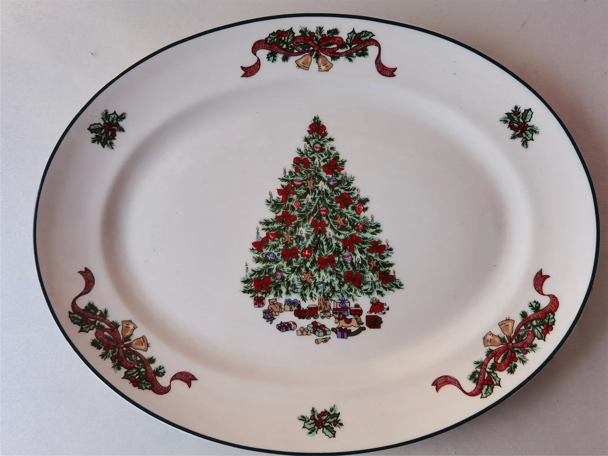 

Оригинальные товары Tail, Рождественская серия JB, гирлянда, Рождественская тарелка, Салатница, кружка, тарелка с большой рыбой, набор обеденных тарелок