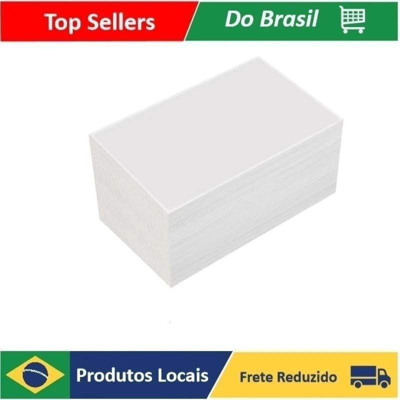 

Natal 1000 Etiqueta Termica 10x15 CM Térmica Adesiva Branca Para Envios E-Commerce E Identificação De Embalagens Promoções