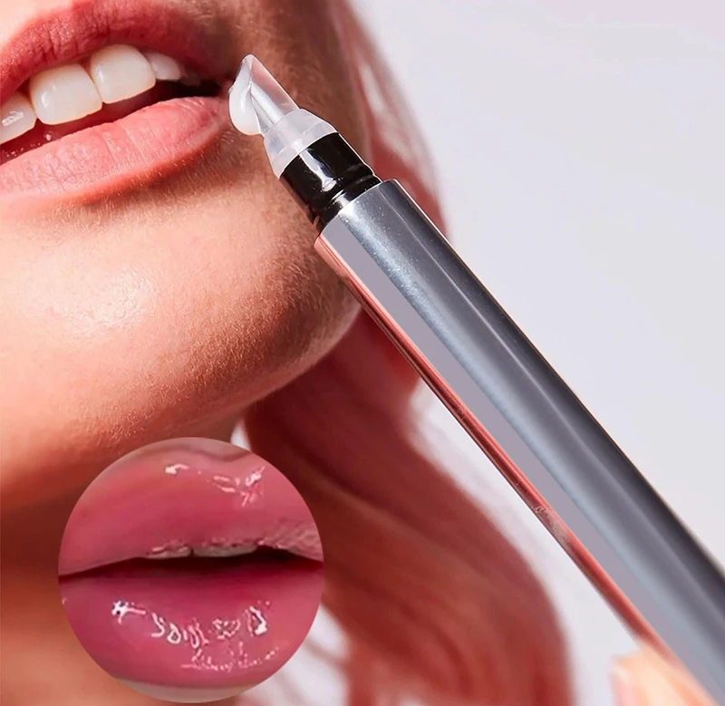 Фото Lip Plumper Стойкая нежная пухлая губа Увлажняет губы Plumps с растительными экстрактами Высококачественная сыворотка для объема губ Уход за губами №2
