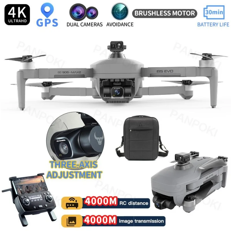 

NEW Fly 4KM 4K Professional HD Camera Drone SG906 MAX2 / SG906 MAX3 Laser Obstacle Avoidance 3-Axis Gimbal 5G WiFi FPV RC Dron