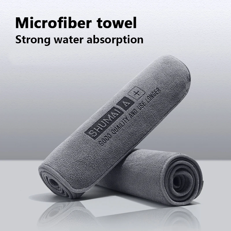 

30×30 30x60 High-end Microfiber Auto Wash Towel Car Cleaning Drying Cloth Hemming Car Care Cloth Detailing Car Wash Towel