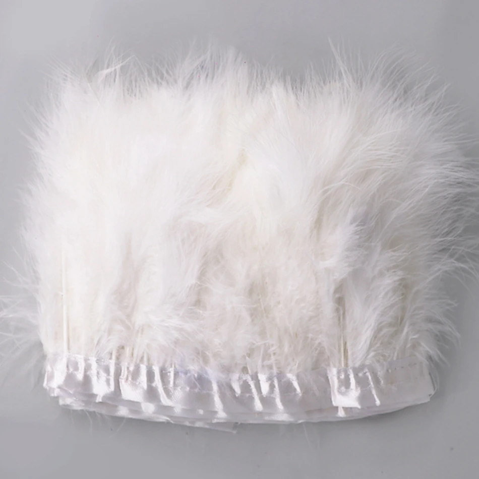 Кожаная пудра 2 м искусственная отделка шлейф лента рукоделие сделай сам Плюмаж