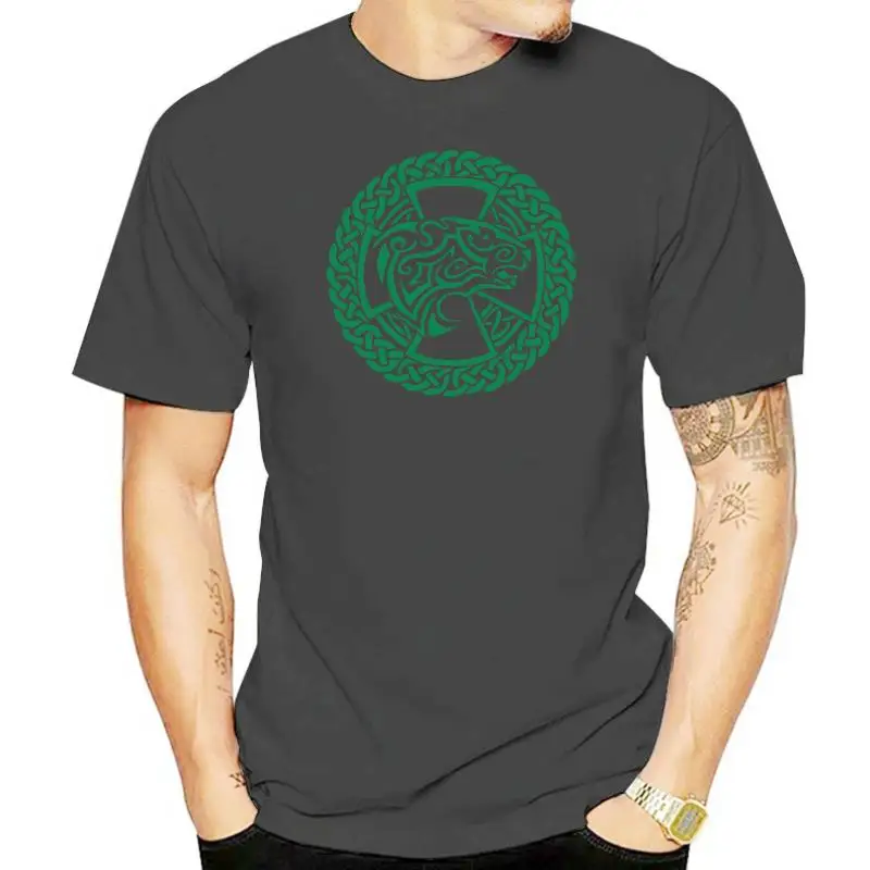 Latest Stylish Polar Bear Print Men T Shirt Cool Teams Black Tee Shirts Tribal Green Pattern Design College Trendy Clothes