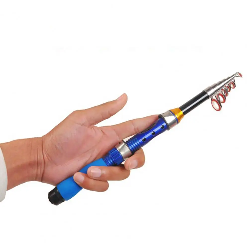 

1-2.3m Fishing Pole Practical Durable Firm Mini Sea Pole Retractable Fishing Rod Angling Supplies Fishing Rod Mini Sea Pole