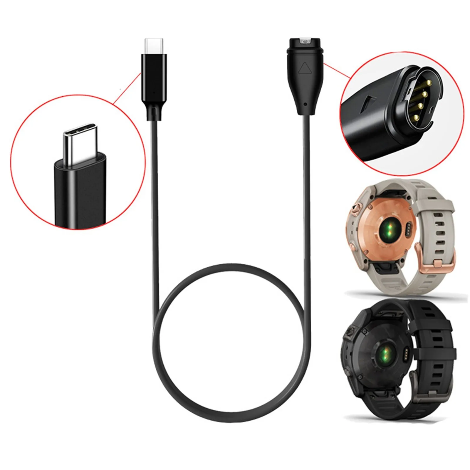 

Запасное Зарядное устройство USB, аксессуары для зарядки, подходят для Garmin Fenix 7 7S 6 5 5X, браслет для беременных женщин