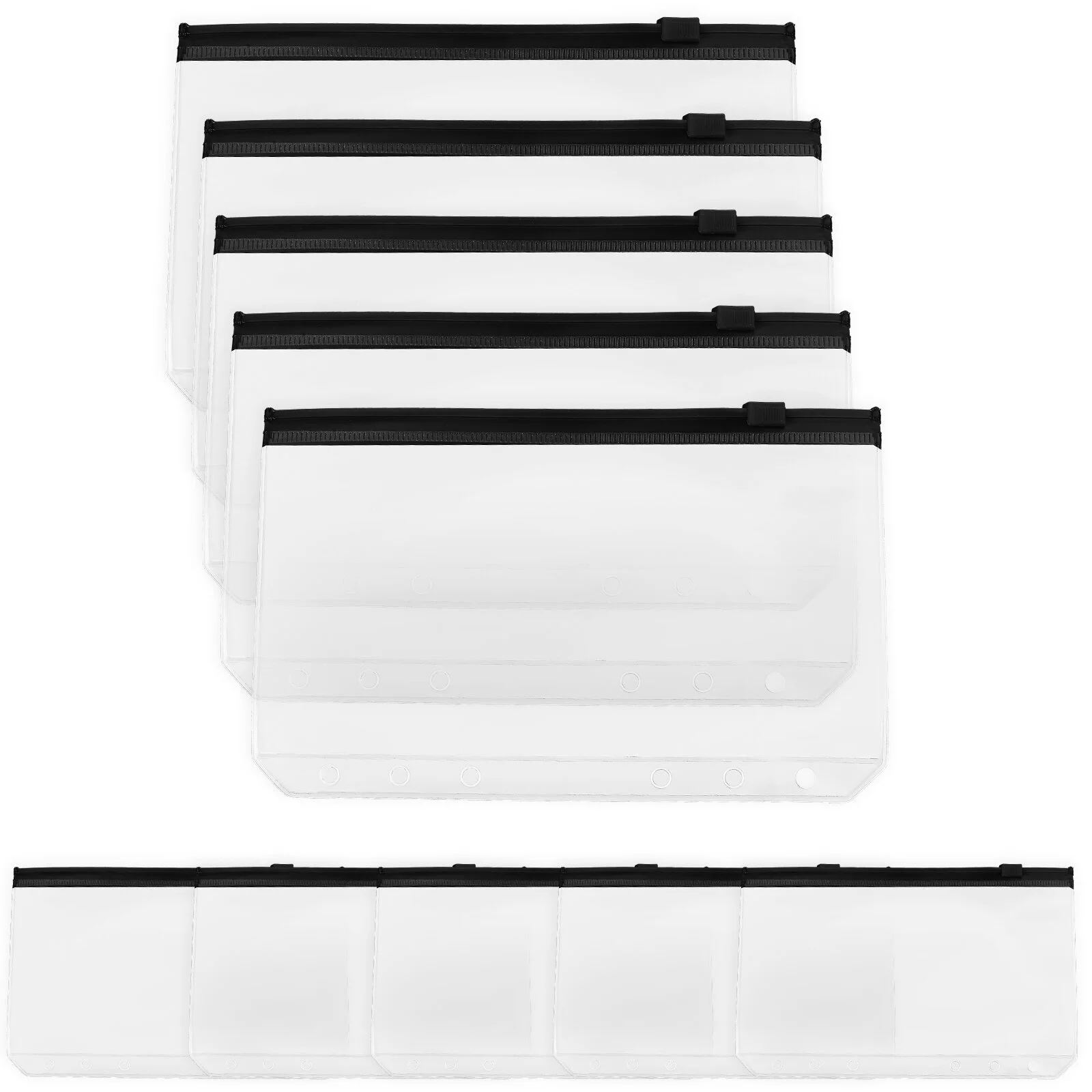 

10 шт., органайзеры-конверты для документов на молнии