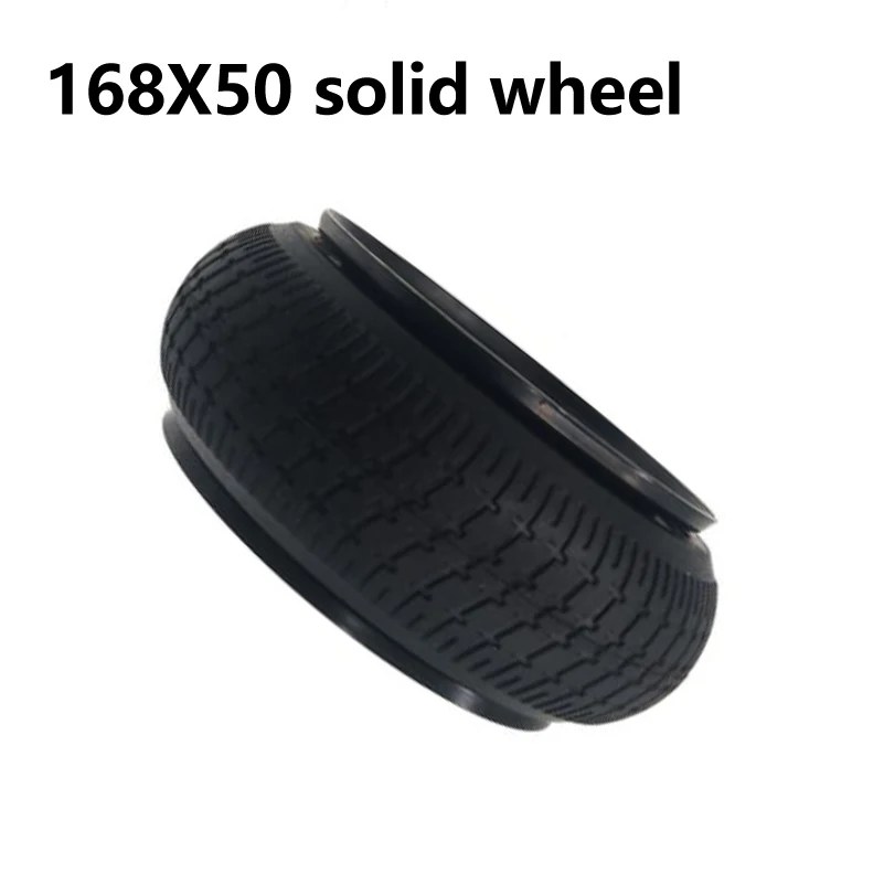 

6.5 Inch 168x50 Solid Tire With Hub for Electric Scooter Old Age Scooter Tire Replacement Accessories